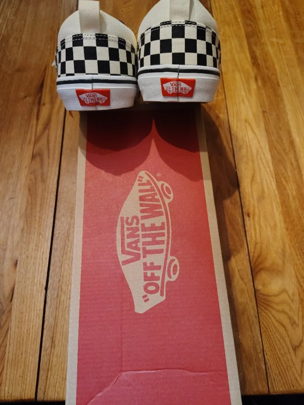 Vans Checkered Asher Slip-on Youth 7/Women's 8
